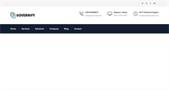 Desktop Screenshot of governify.com